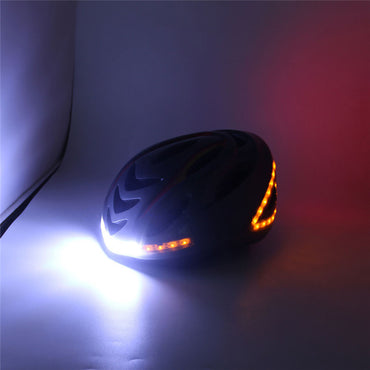 Smart Bicycle Helmet with LED Signals & Wireless Remote