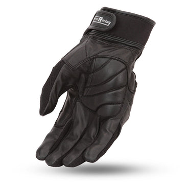 Hurricane Men's Motorcycle Leather Gloves Men's Gloves First Manufacturing Company