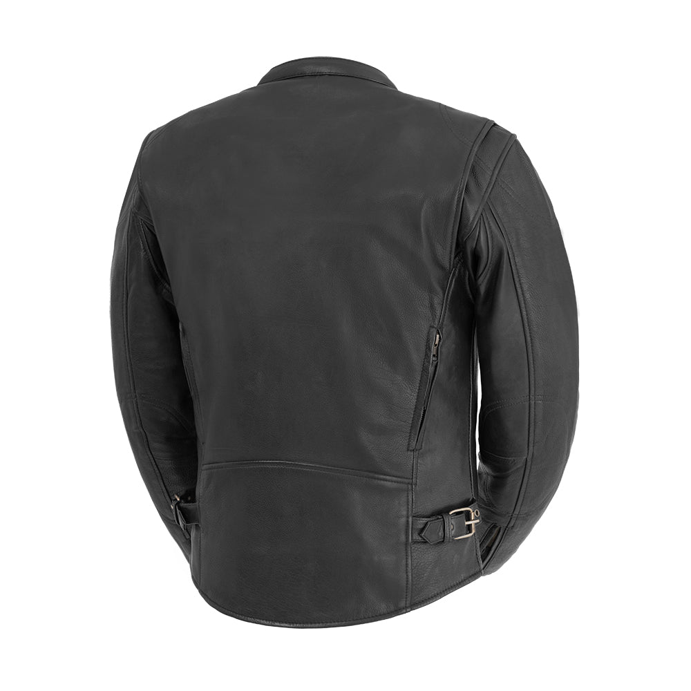 Indy Men's Motorcycle Leather Jacket Men's Leather Jacket First Manufacturing Company
