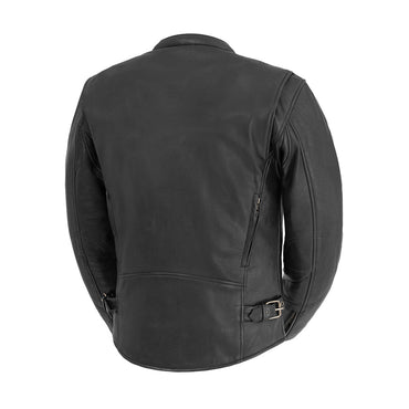 Indy Men's Motorcycle Leather Jacket Men's Leather Jacket First Manufacturing Company