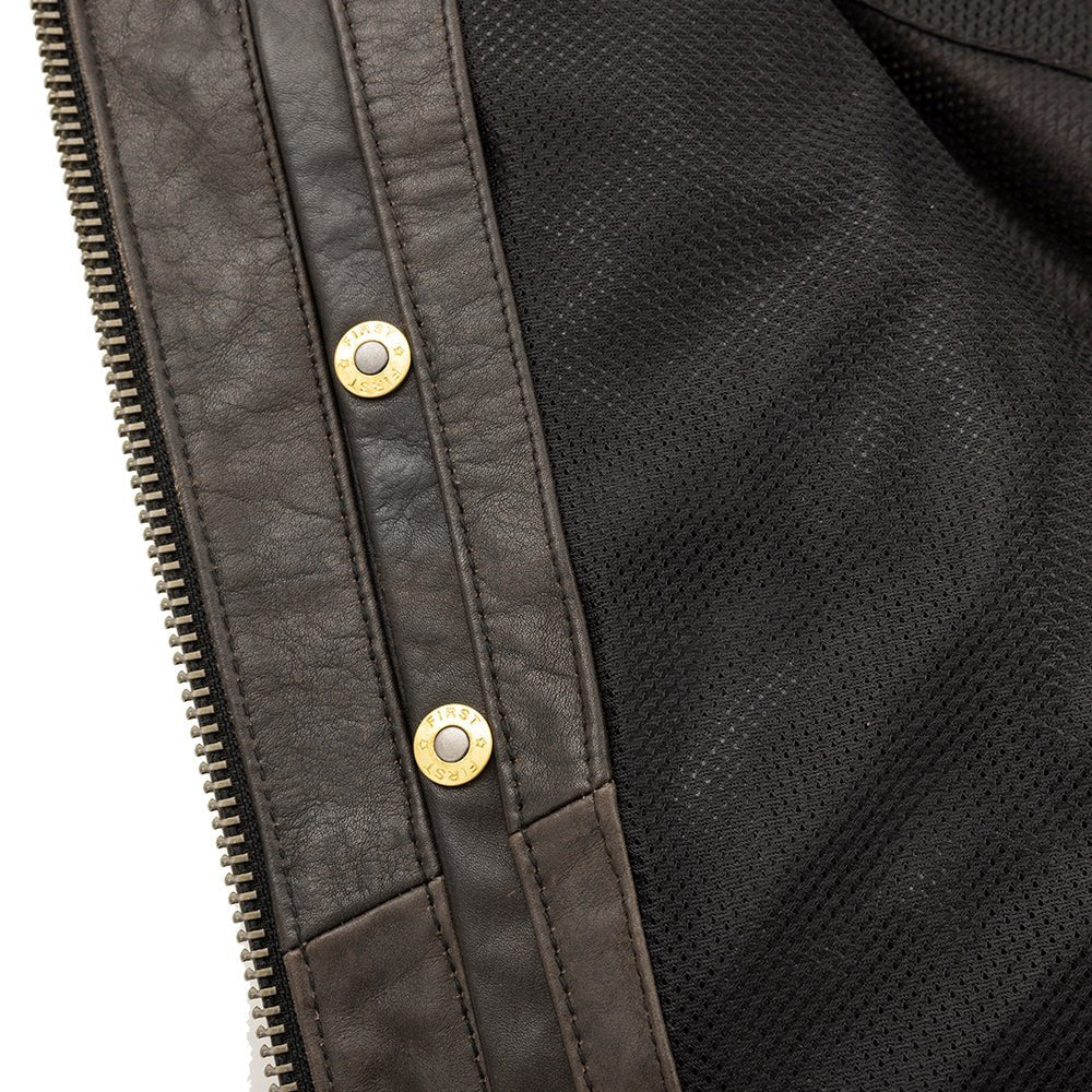 Indy Men's Motorcycle Leather Jacket Men's Leather Jacket First Manufacturing Company