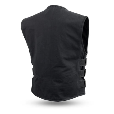 Knox - Men's Motorcycle Swat Style 20oz. Canvas Vest Garage Sale First Manufacturing Company