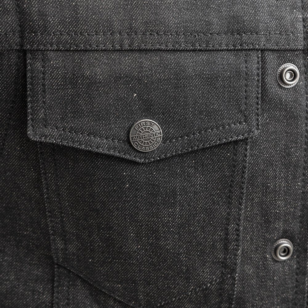 Rook - Vest Only - Men's Motorcycle Denim Vest Garage Sale First Manufacturing Company