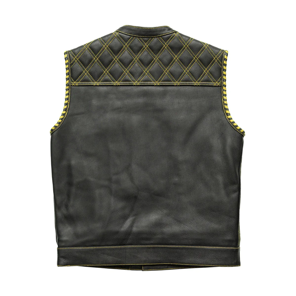 Sinister - Men's Motorcycle Leather Vest Men's Leather Vest First Manufacturing Company