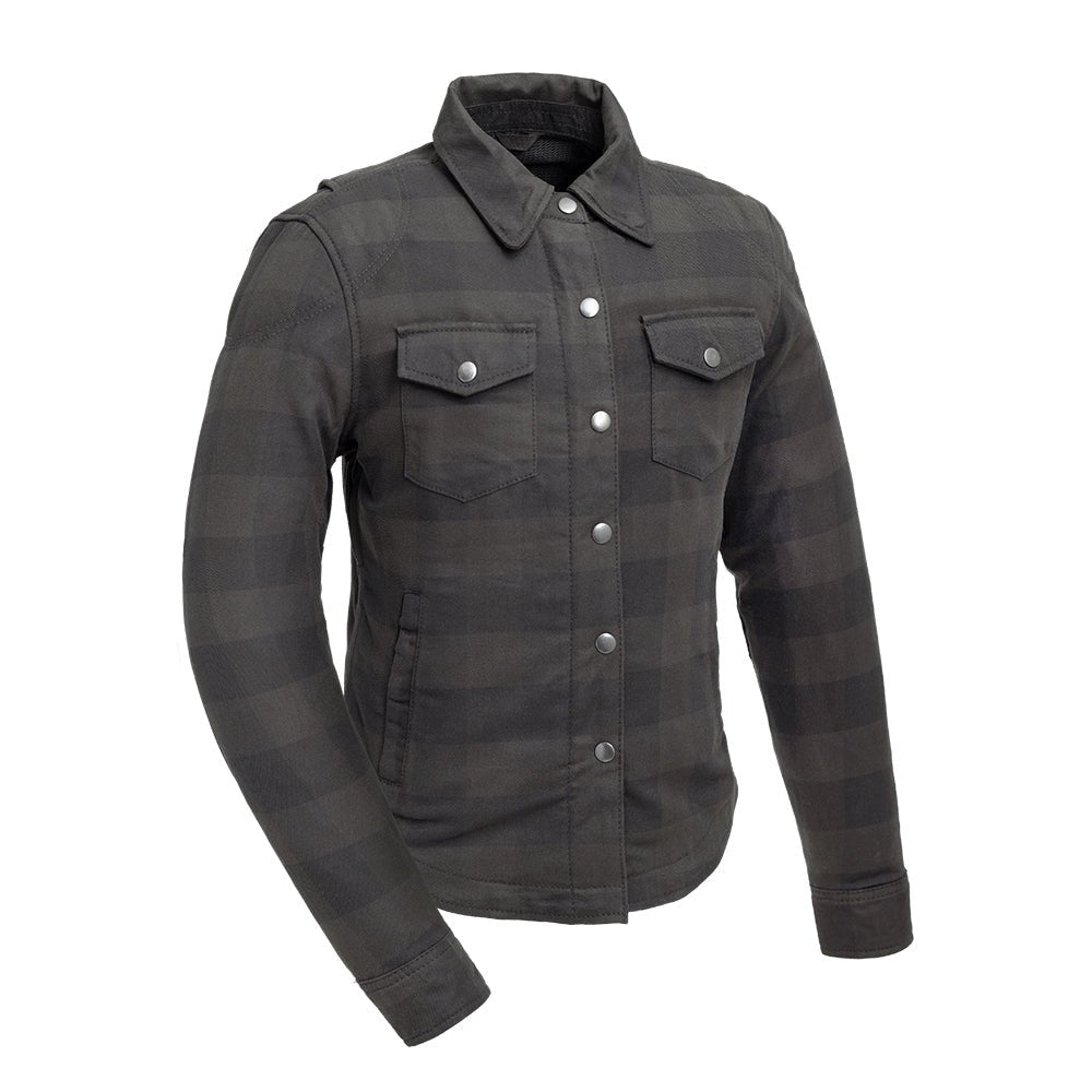 Sophia Women's Motorcycle Flannel Shirt Women's Shirt First Manufacturing Company XS