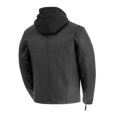 Street Cruiser Men's Motorcycle Leather Jacket Men's Leather Jacket First Manufacturing Company
