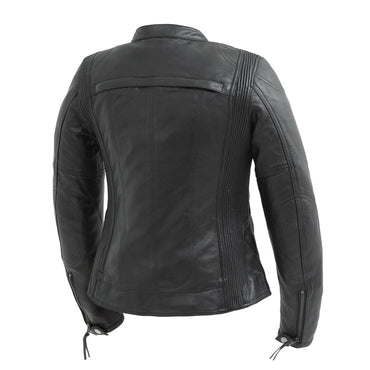 Supastar - Womens Motorcycle Leather Jacket Women's Leather Jacket First Manufacturing Company