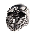 Palm Skull Titanium Steel Men Ring