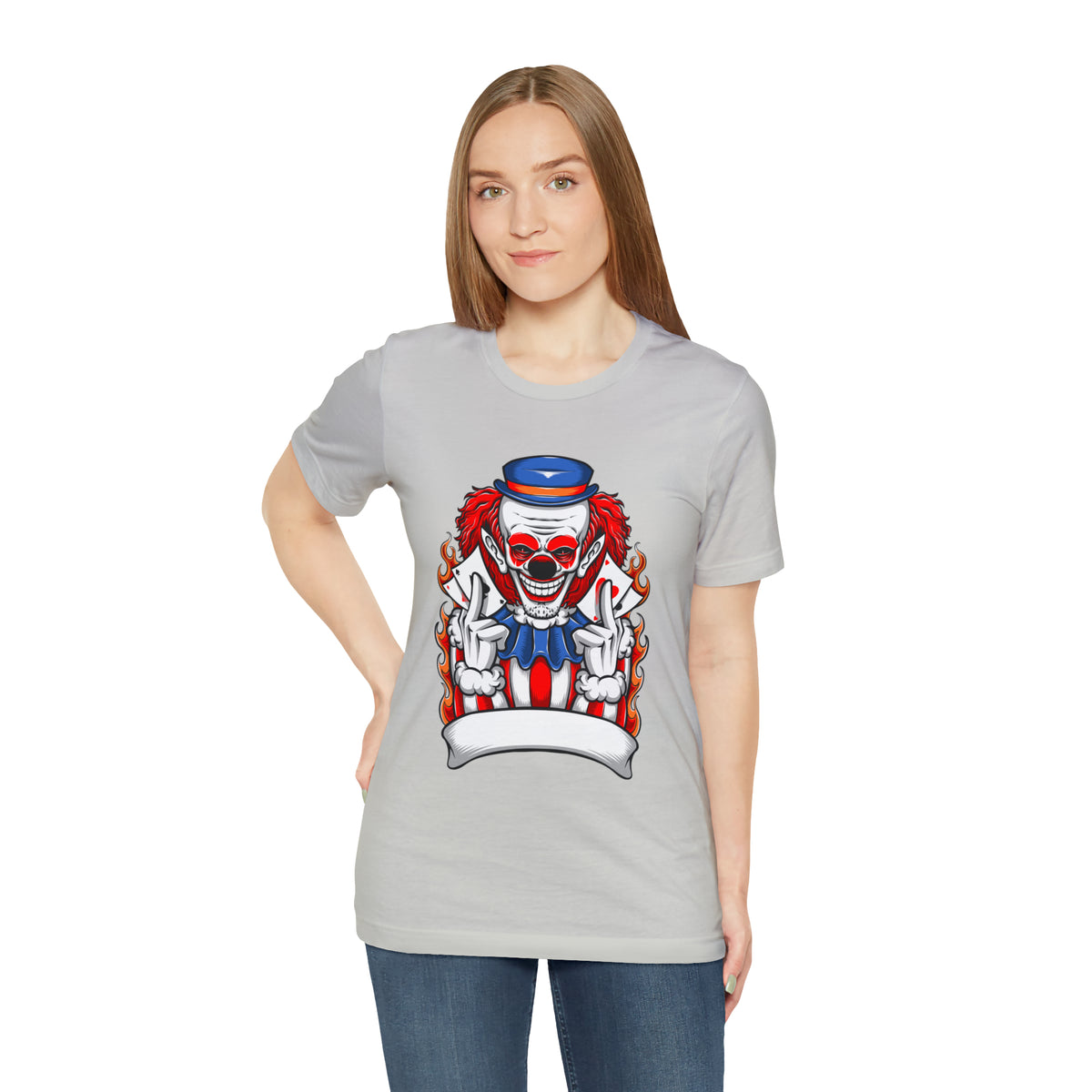 Clown T Shirt Design Unisex Jersey