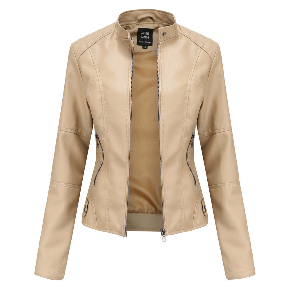 European And American Women's Leather Jackets