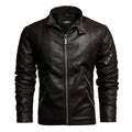 Men's Fashion Trendy Men Autumn And Winter Leather Jacket