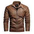 Men's Fashion Trendy Men Autumn And Winter Leather Jacket