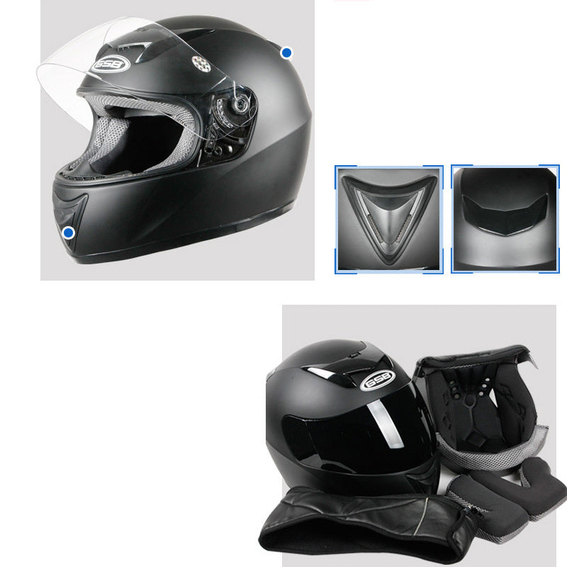 Electric Motorcycle Helmet Male Full Face Helmet