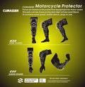 Motorcycle Elbow & Knee Protectors for MX, Dirt Bike, and Off-Road Racing