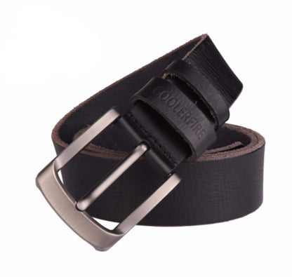 High-end First Layer Cowhide Belt Leather Pin Buckle Belt Pants Belt Men