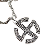 Stainless Steel Viking Rune Pendant Necklace – Bold Men's Jewelry