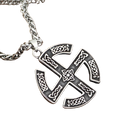 Stainless Steel Viking Rune Pendant Necklace – Bold Men's Jewelry