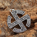 Stainless Steel Viking Rune Pendant Necklace – Bold Men's Jewelry