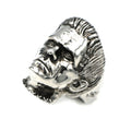 Science Fiction Victor Frankenstein Punk Horror Stainless Steel Skull Ring