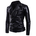 Premium Men's Leather Bomber Jacket