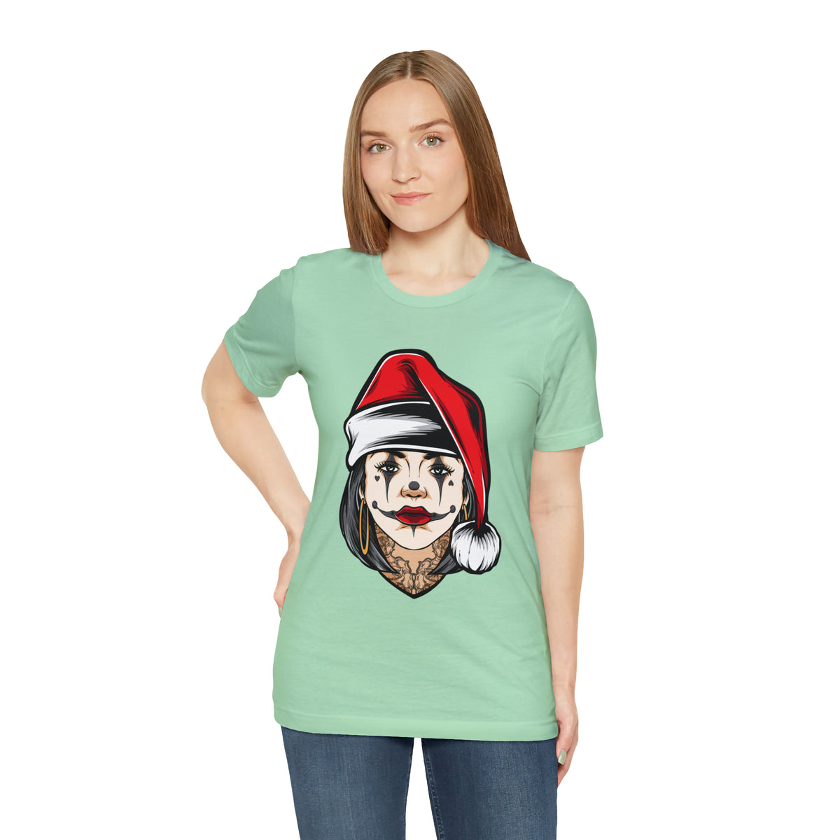 Clown Make Up Girl T Shirt Design