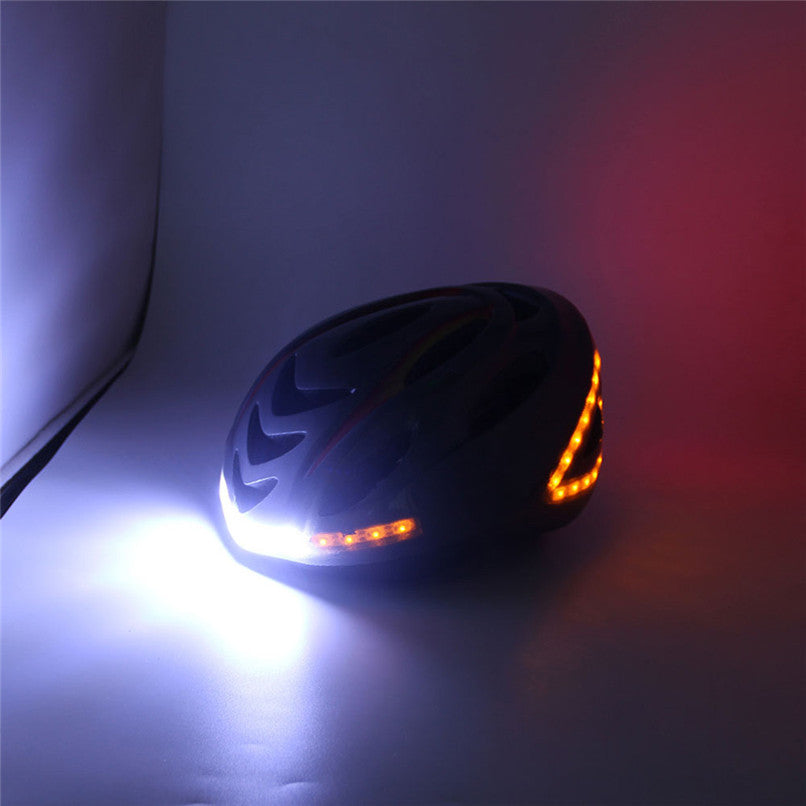 Smart Bicycle Helmet with LED Signals & Wireless Remote