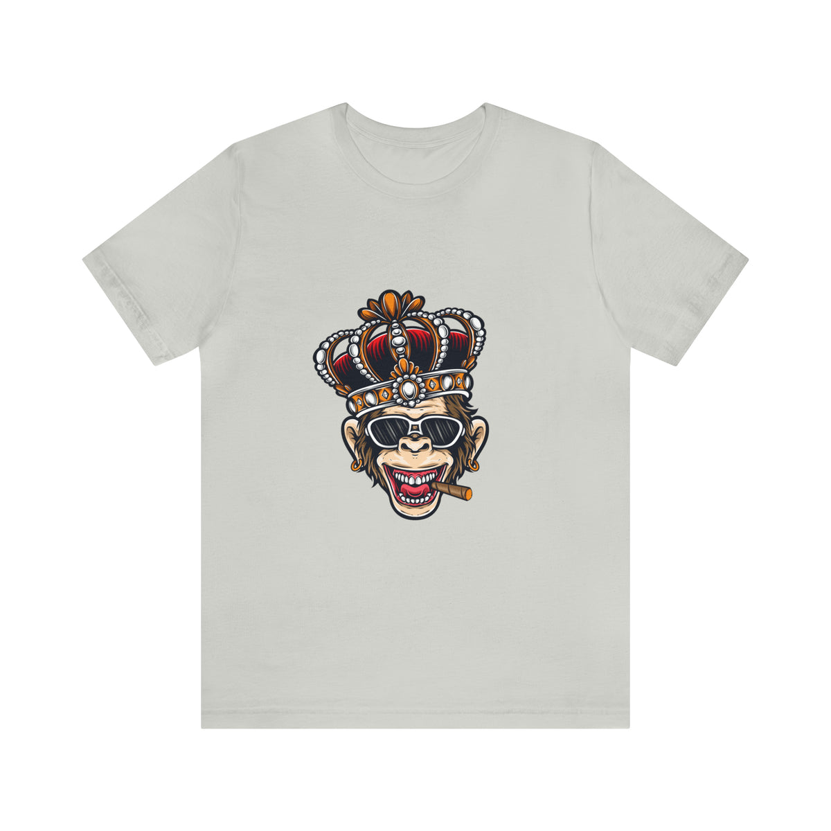 Ape With Crown Unisex Jersey Short Sleeve Tee Custom Design