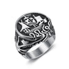 Titanium Steel Viking Ring for Men