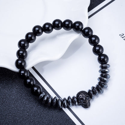 High Quality Crown Beads Skull & Crown Men's Bracelets Set