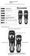 Stainless Steel Knee And Elbow Protection Equipment For Off-road Cycling Motorcycles