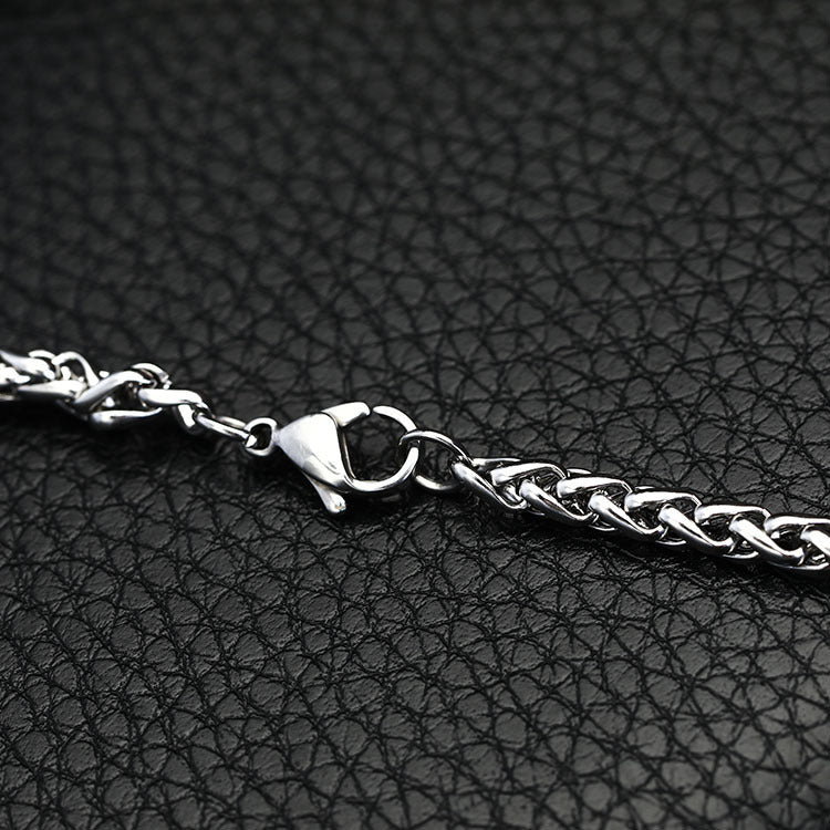 The explosion models of European and American Men's titanium Necklace