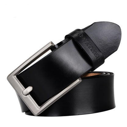 Casual Wild Leather Belt for Men – Fashionable Pin Buckle Business Belt