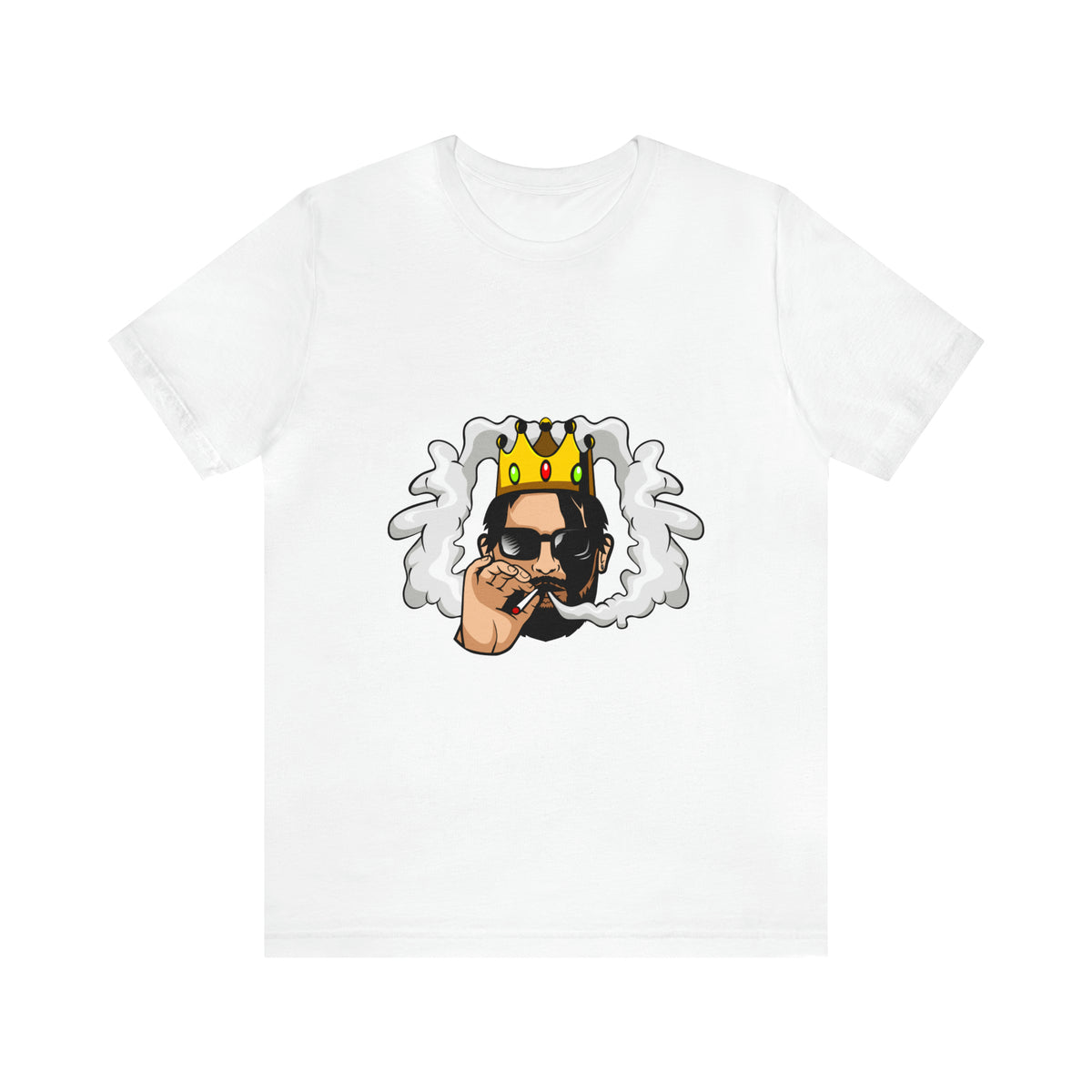 Smoking Man Crown T Shirt Design