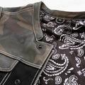 Infantry Motorcycle Leather Canvas Vest Factory Customs First Manufacturing Company   