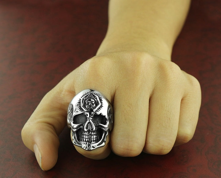 Skull Ring Punk Personality Mens Ring