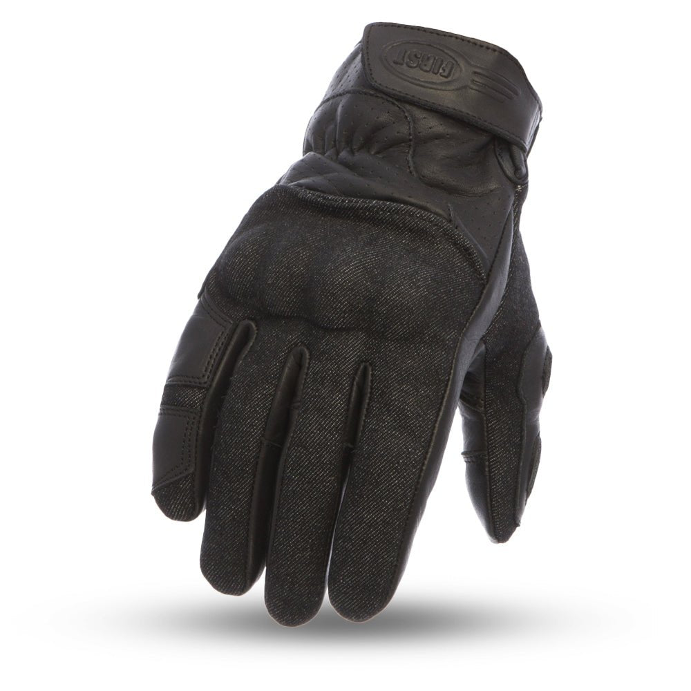 Hutch Men's Motorcycle Gloves Men's Gloves First Manufacturing Company Black XS