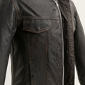 Maduro - Men's Motorcycle Leather Shirt Men's Shirt First Manufacturing Company   