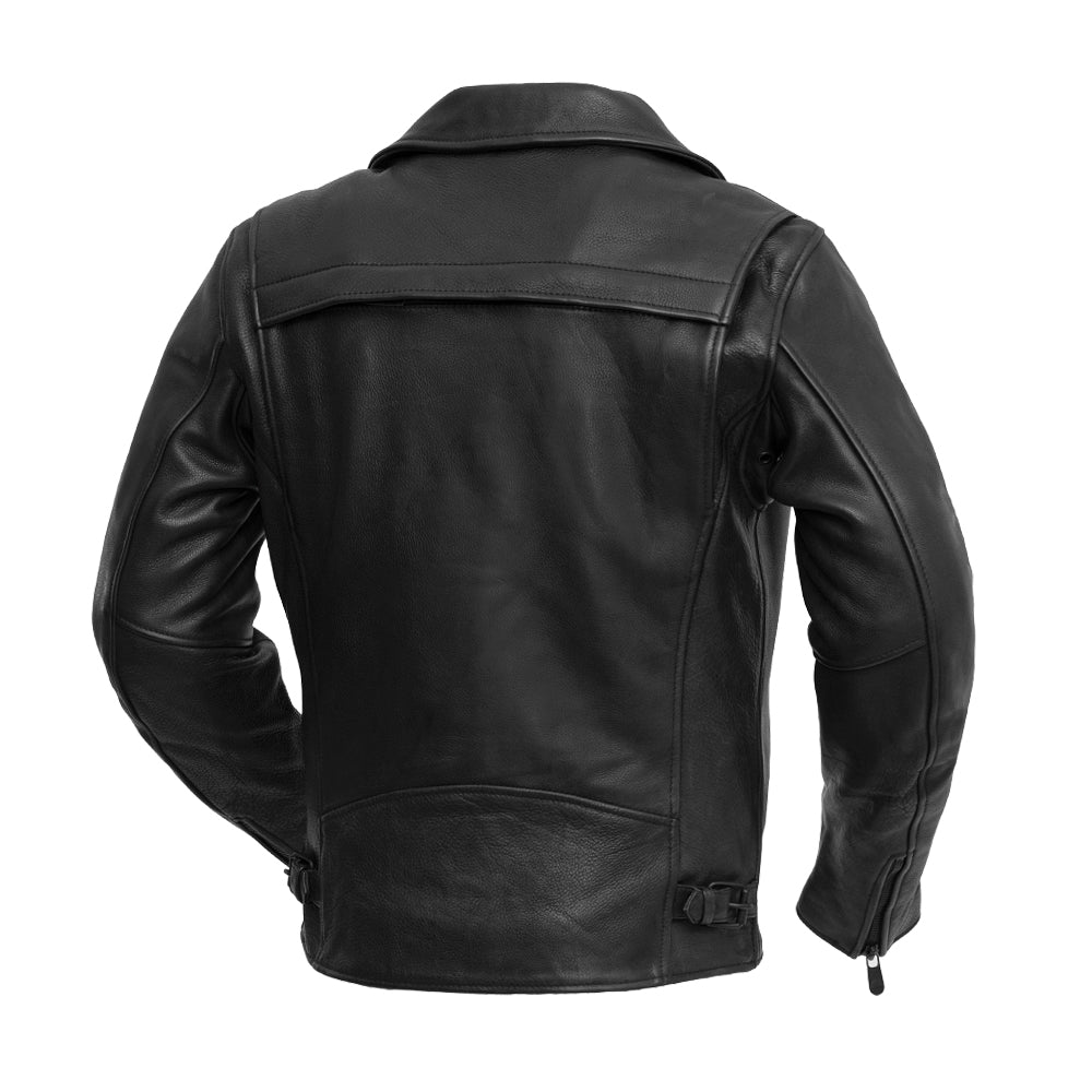 Night Rider Men's Motorcycle Leather Jacket Men's Leather Jacket First Manufacturing Company