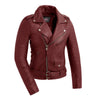 Popstar - Women'sMotorcycle Leather Jacket Women's Leather Jacket First Manufacturing Company XS Oxblood 