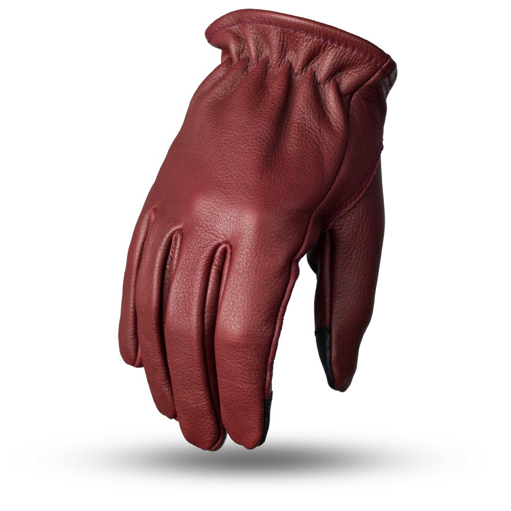 Roper Men's Motorcycle Leather Gloves Men's Gloves First Manufacturing Company Oxblood XS