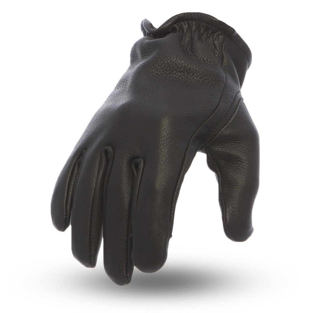 Roper Men's Motorcycle Leather Gloves Men's Gloves First Manufacturing Company Black XS