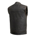 Sharp Shooter Men's Motorcycle Leather Vest Men's Leather Vest First Manufacturing Company   