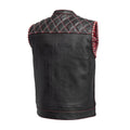 Sinister - Men's Motorcycle Leather Vest Men's Leather Vest First Manufacturing Company   