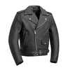 Superstar Men's Motorcycle Leather Jacket Men's Leather Jacket First Manufacturing Company Black XXS