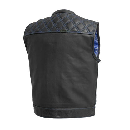 Upside Men's Club Style Leather Vest Men's Leather Vest First Manufacturing Company   