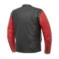 Vincent Men's Cafe Style Leather Jacket  First Manufacturing Company   