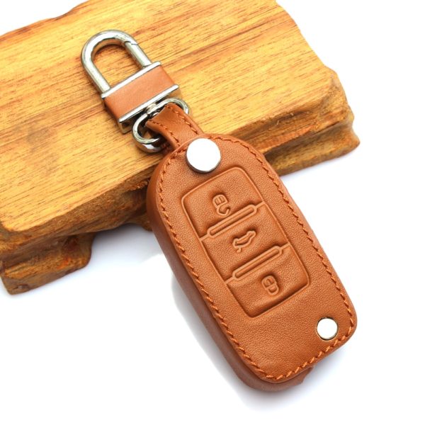 Folding Modified Special Keychain Key Leather Case