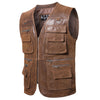 Men's leather vest - Zohastyle