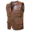 Men's leather vest - Zohastyle