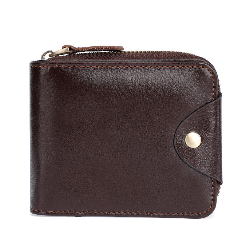 Business vintage leather wallet